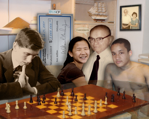 Albert Z's Father's Day Chess Photomontage 