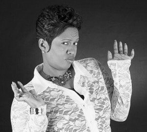 comedienne Rashida Lucas