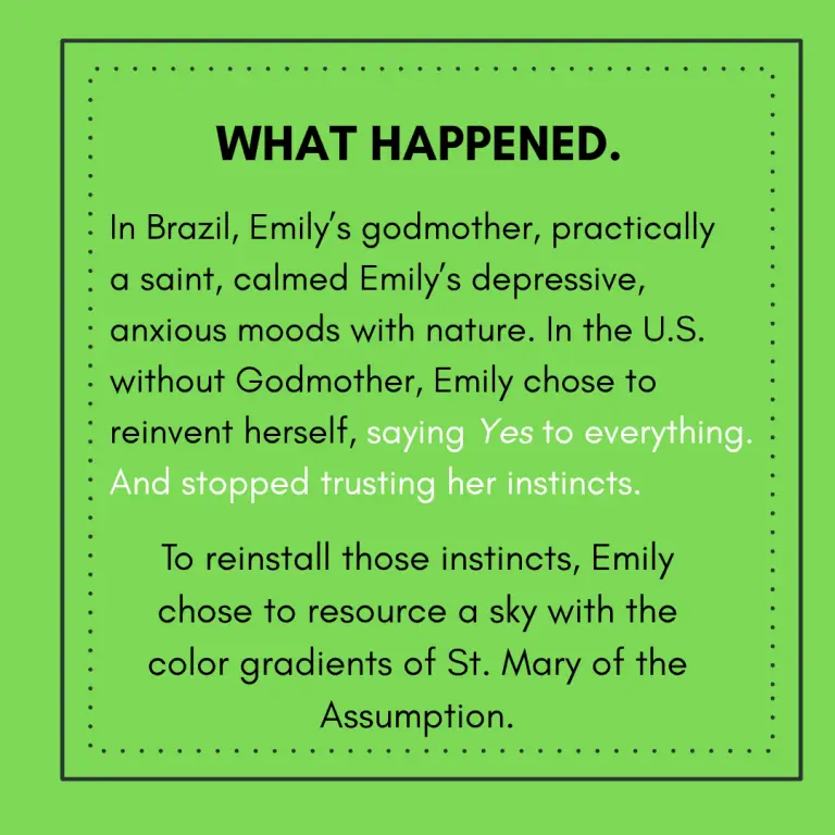 What Happened after Dreamscaping with Emily